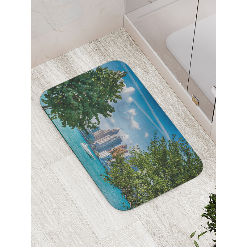 Summer Afternoon River Bath Mat