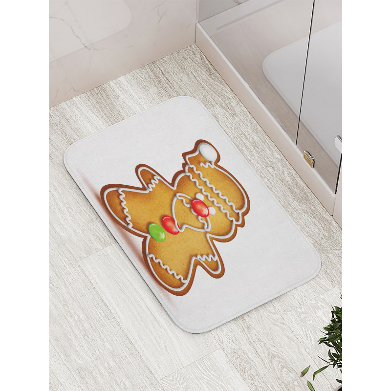 Cartoon Santa Bath Mat