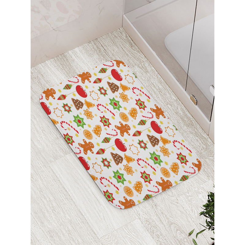 Christmas Graphic Bath Mat