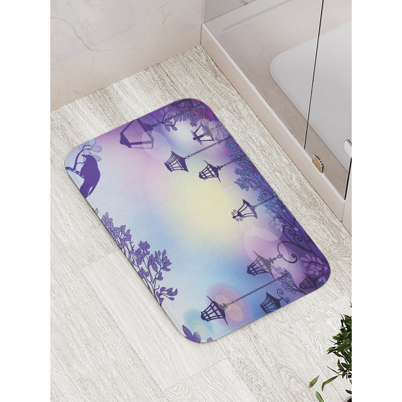 Street Night Bath Mat