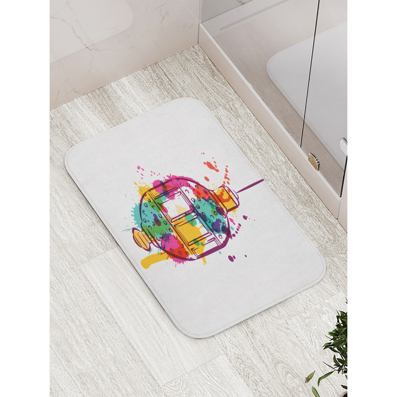 Color Splashes Bath Mat