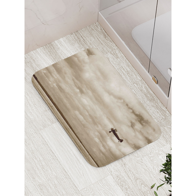 Fighter Plane Bath Mat