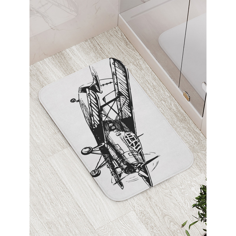 Sketch Art Bath Mat