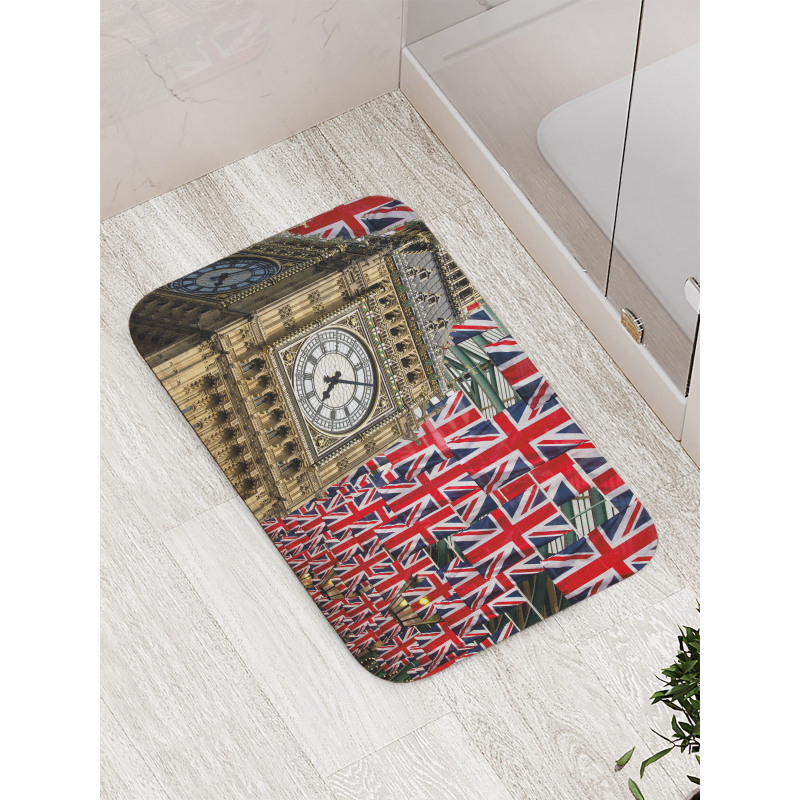 UK Flags Bath Mat