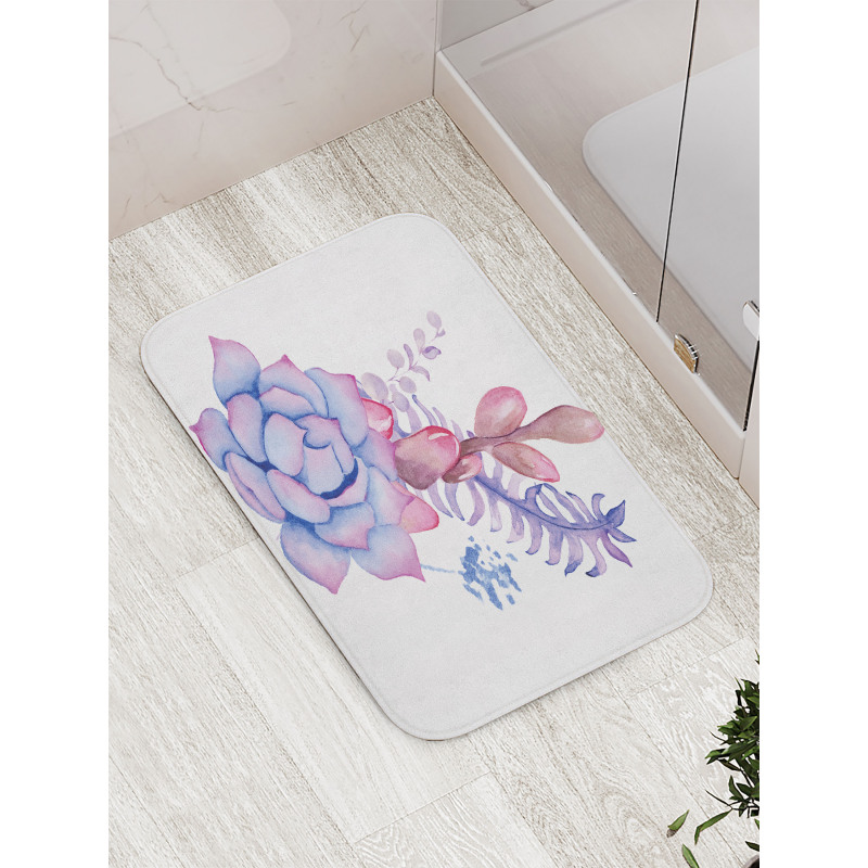 Corsage Wedding Bouquet Bath Mat