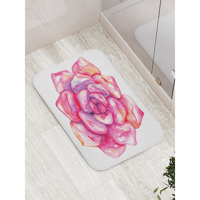 Tropical Mexican Flora Bath Mat