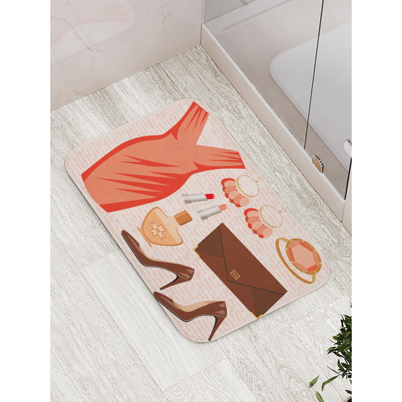 Fashion Dress Bath Mat