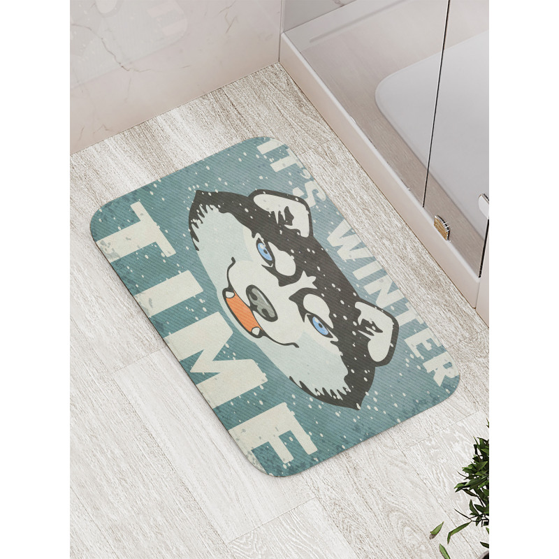 Retro Poster Bath Mat