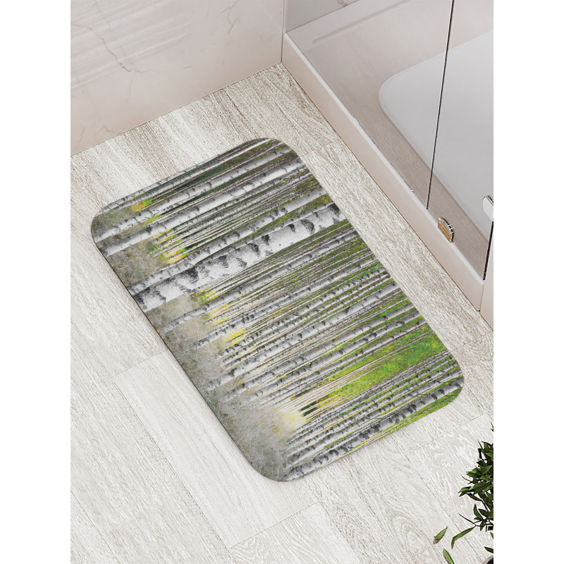 Late Summer Foliage Bath Mat