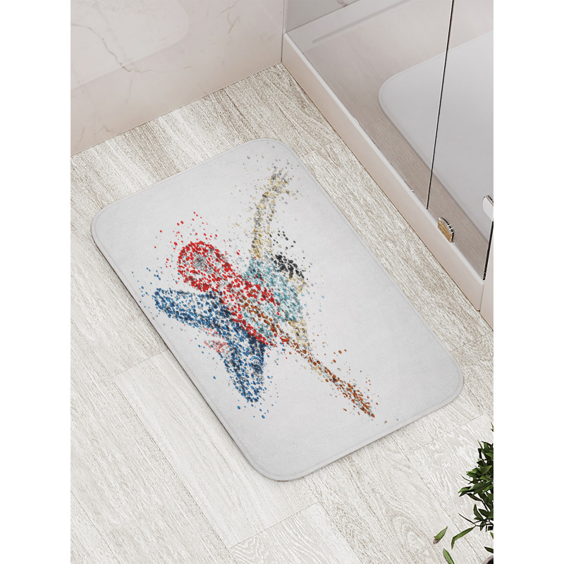 Guitarist Dots Bath Mat