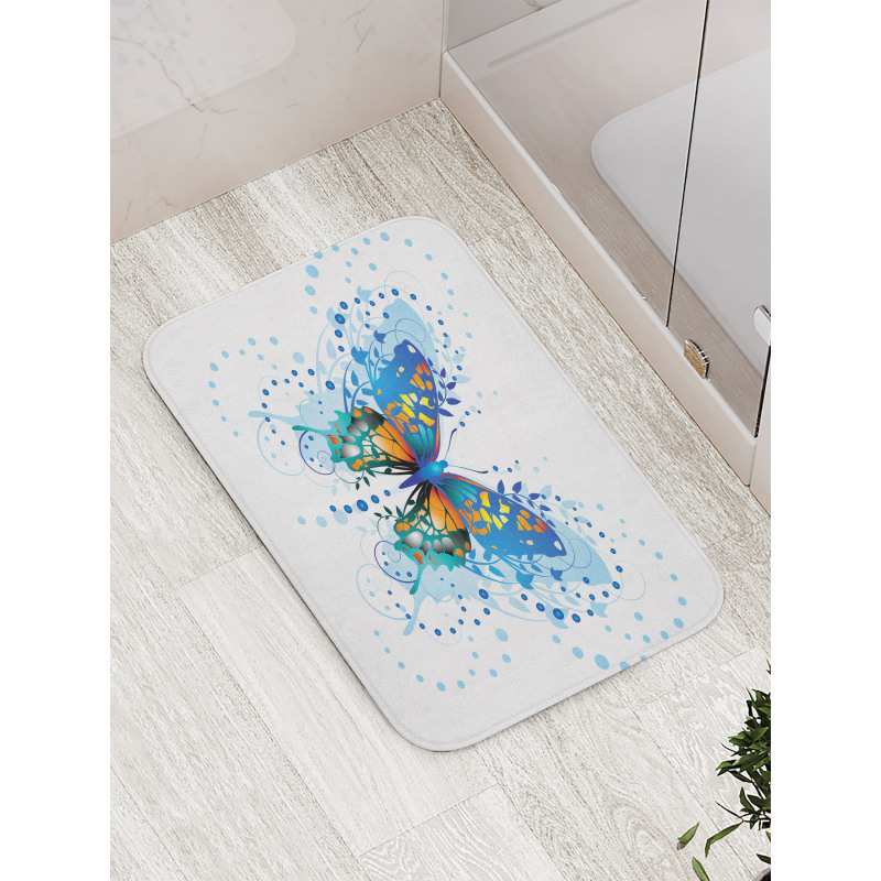 Curls Dots Bath Mat