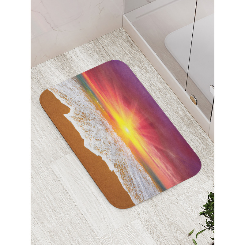 Vivid Coastal Scenery Bath Mat