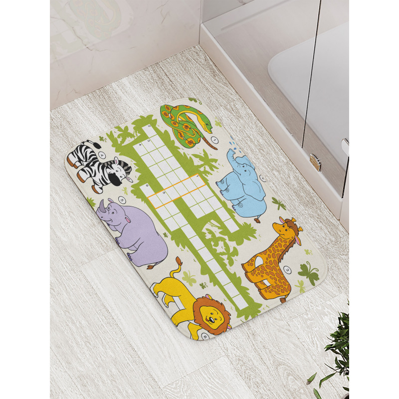 Wild Safari Bath Mat