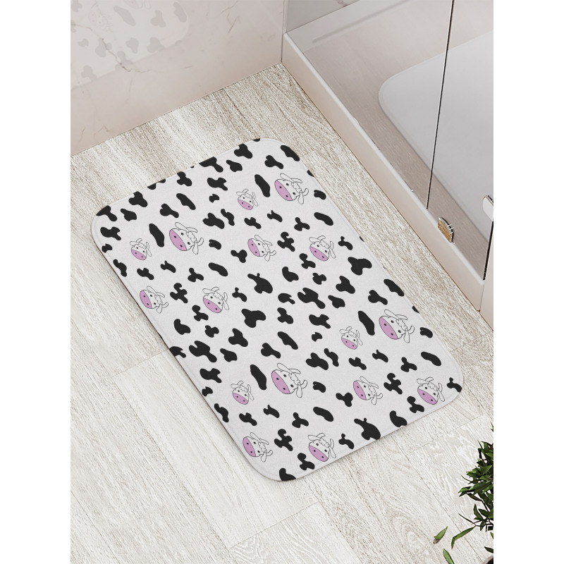 Animal Hide Design Bath Mat