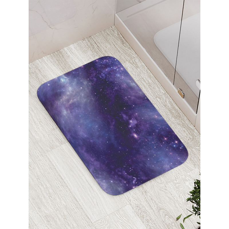 Sky Space Stars Gloomy Bath Mat