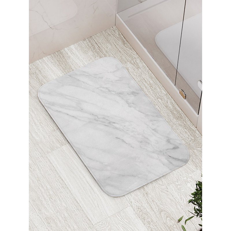 Stained Monochrome Floor Bath Mat