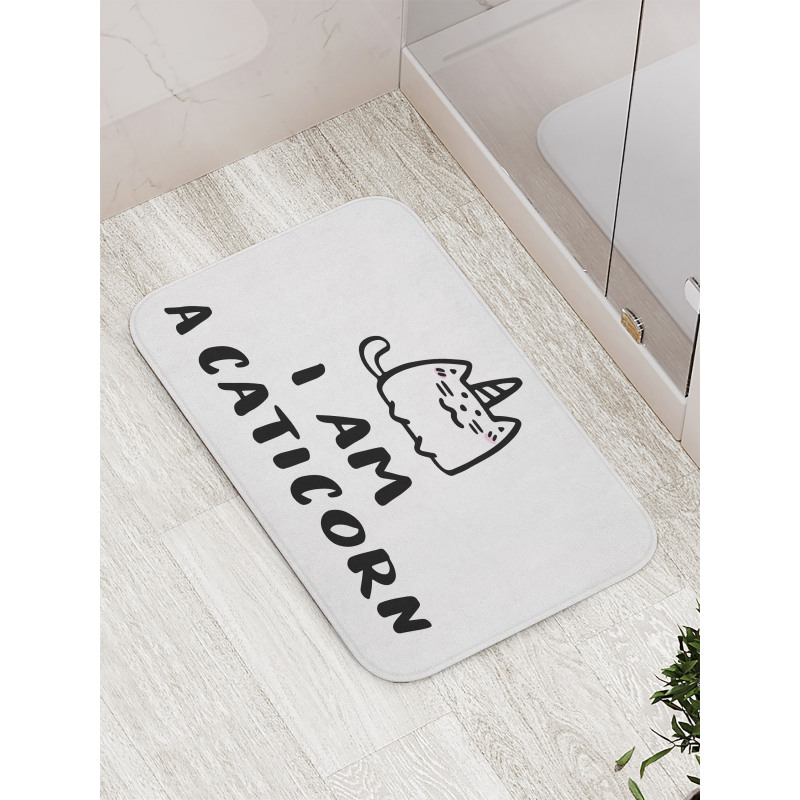 Humorous Writing Bath Mat