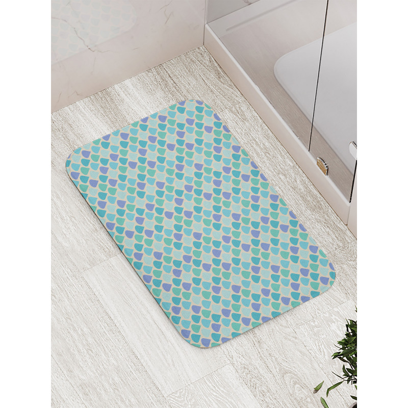 Colorful Water Droplets Bath Mat