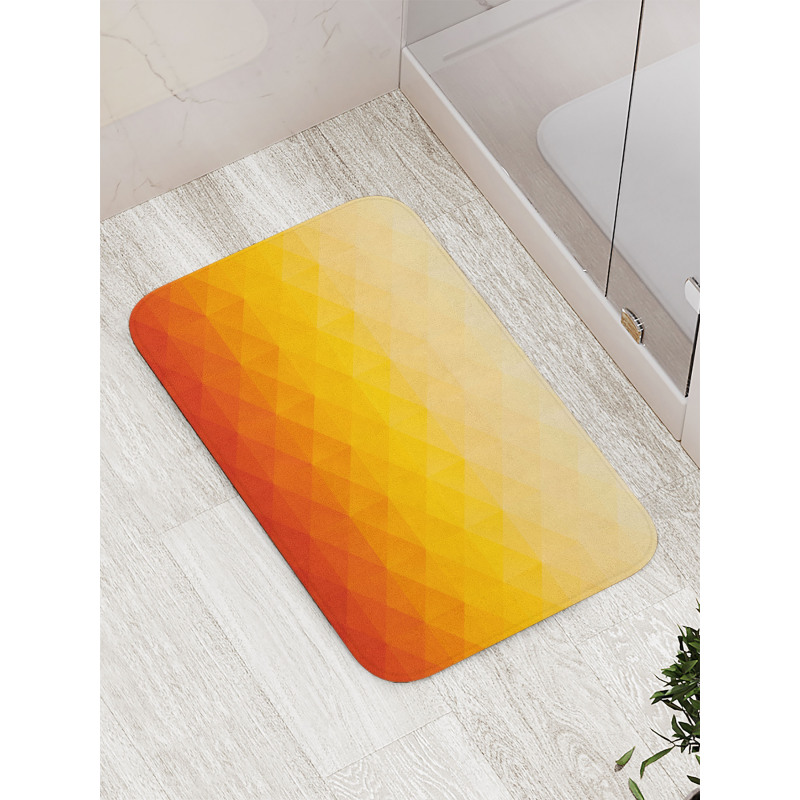 Triangle Mosaic Poly Bath Mat