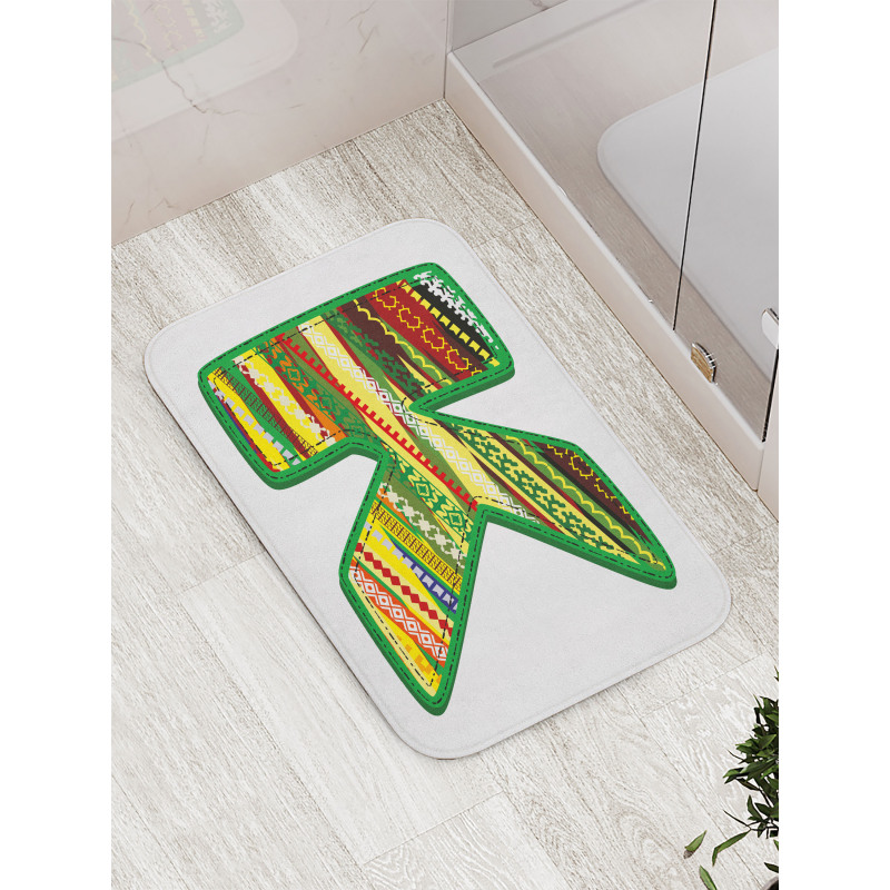 K Green Childish Fun Bath Mat