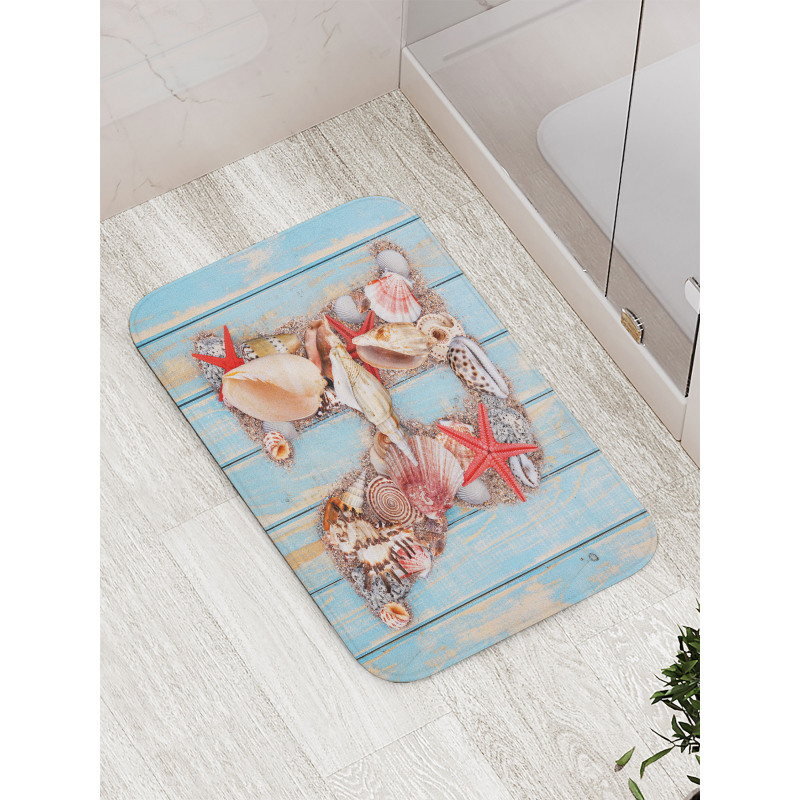 Tropic Animal Alphabet Bath Mat