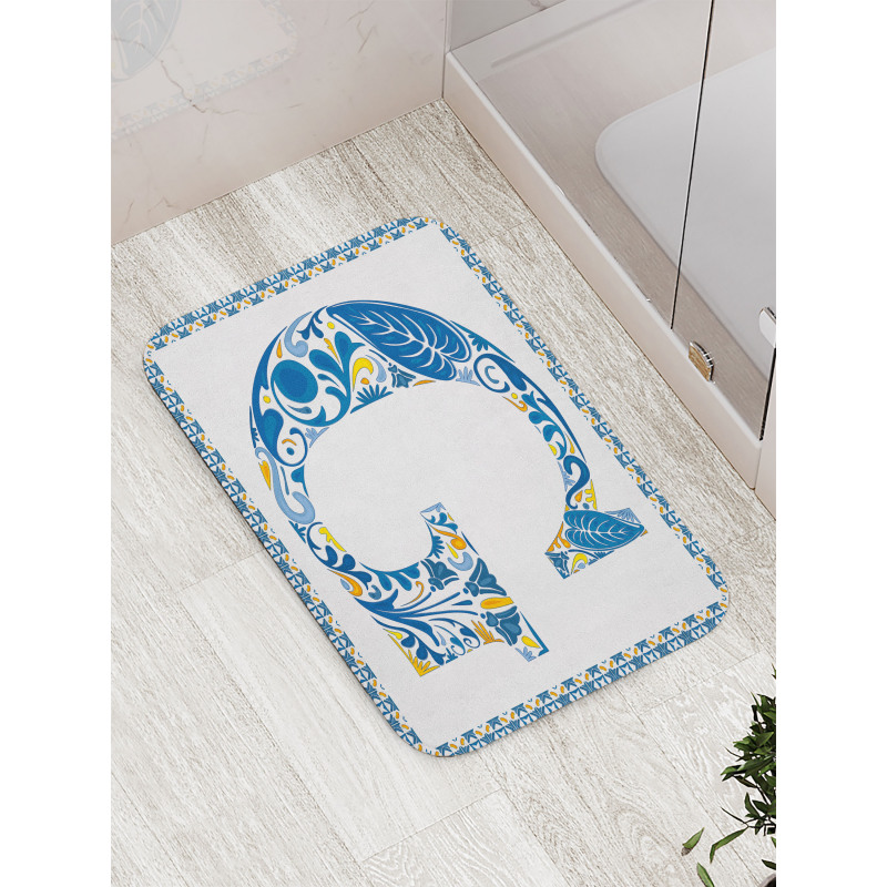 Tile Designed Letter G Bath Mat