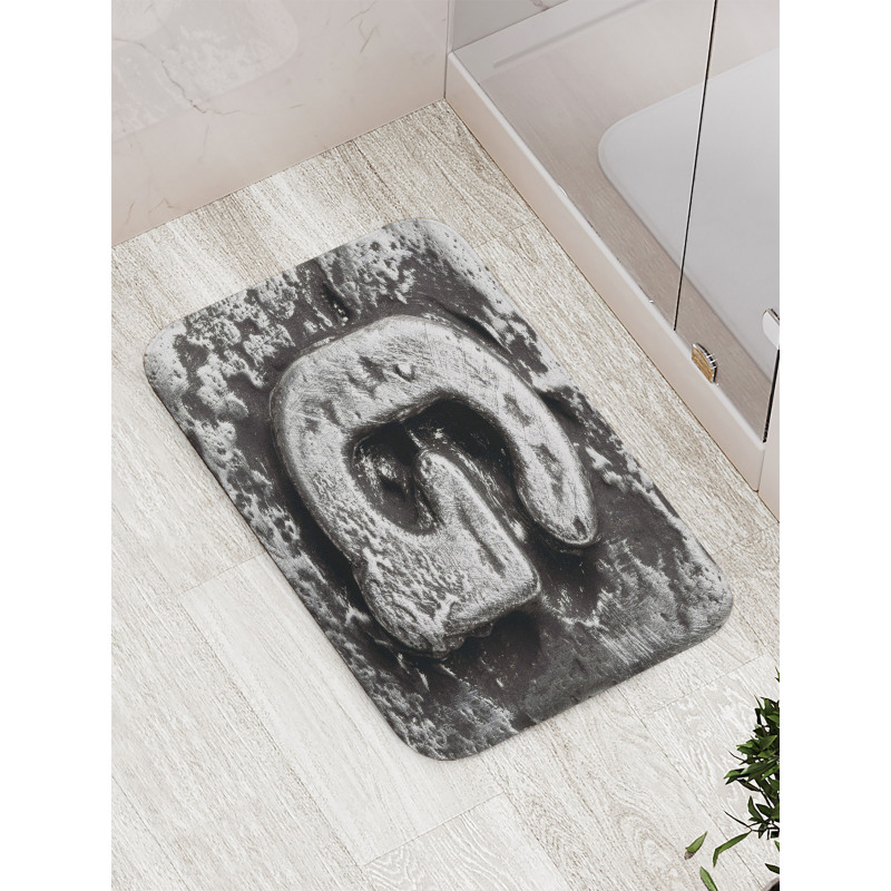 Capital Gothic Effect Bath Mat