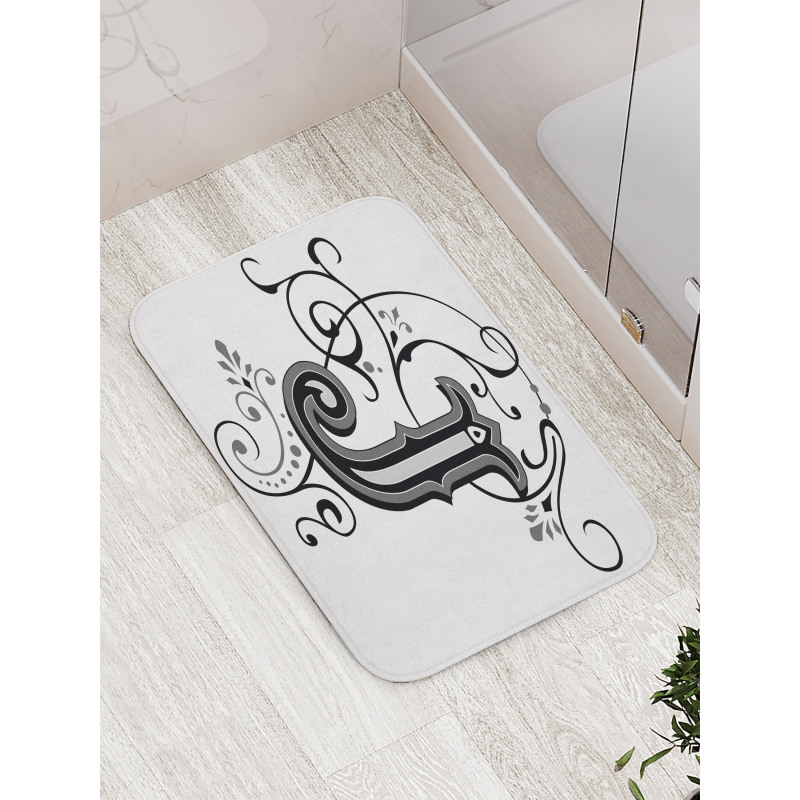 Noble Royal Initials J Bath Mat