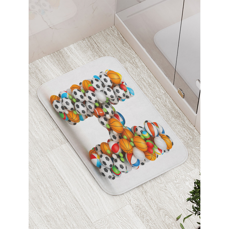 Gaming Balls Sports Bath Mat