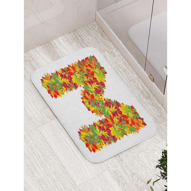 Fall Elements Capital Bath Mat