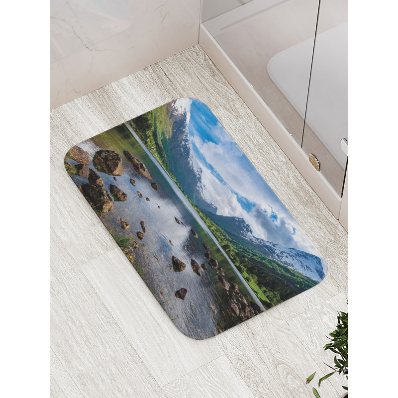 River Open Sky Norway Bath Mat