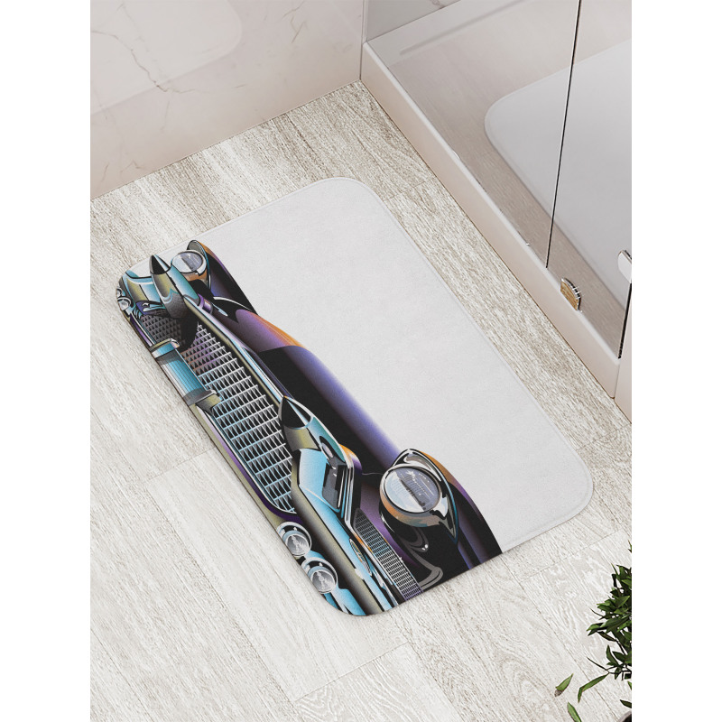 Old Fashioned Automobile Bath Mat