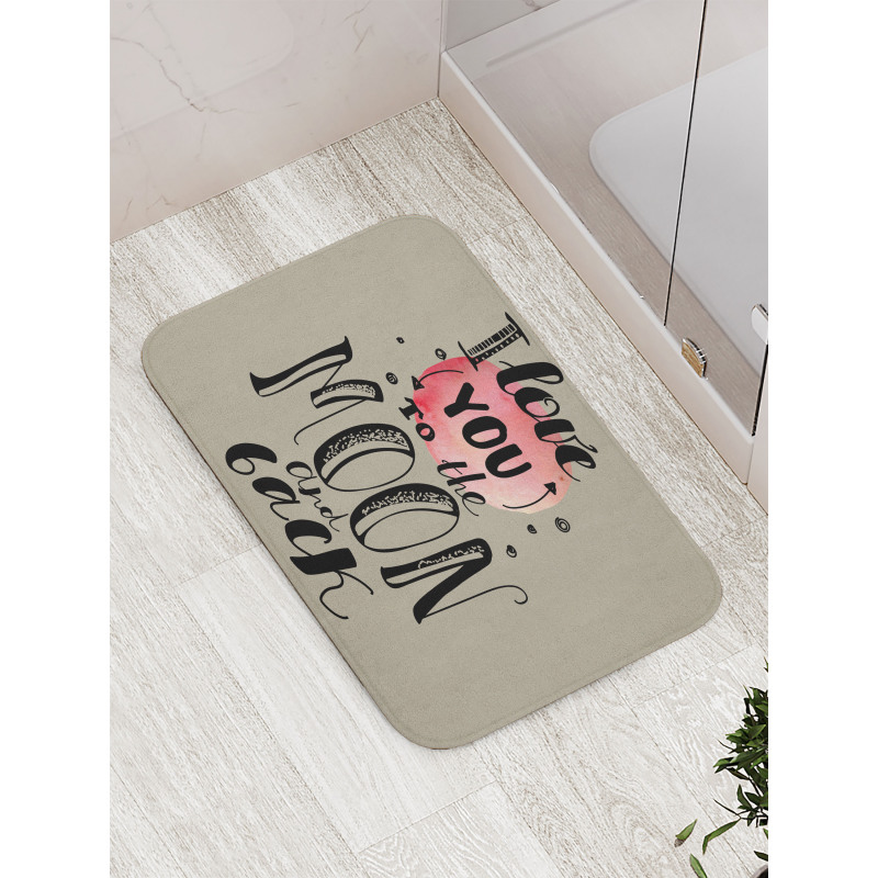 My Valentine Romance Bath Mat