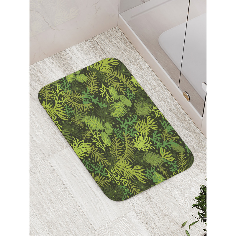 Evergreen Christmas Tree Bath Mat