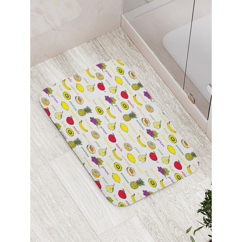 Summer Fresh Eating Bath Mat