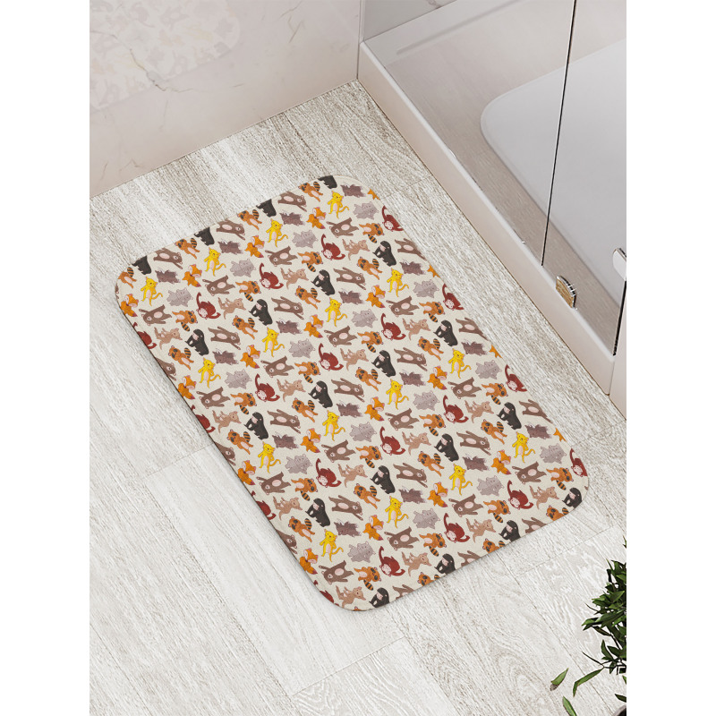 Friendly Jungle Bath Mat