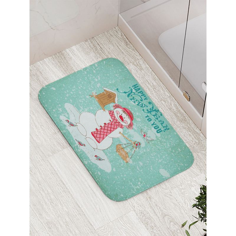 Happy New Year Bath Mat