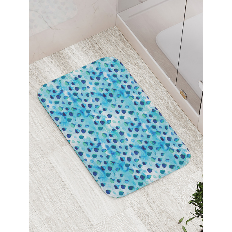 Waterdrops Quirky Bath Mat