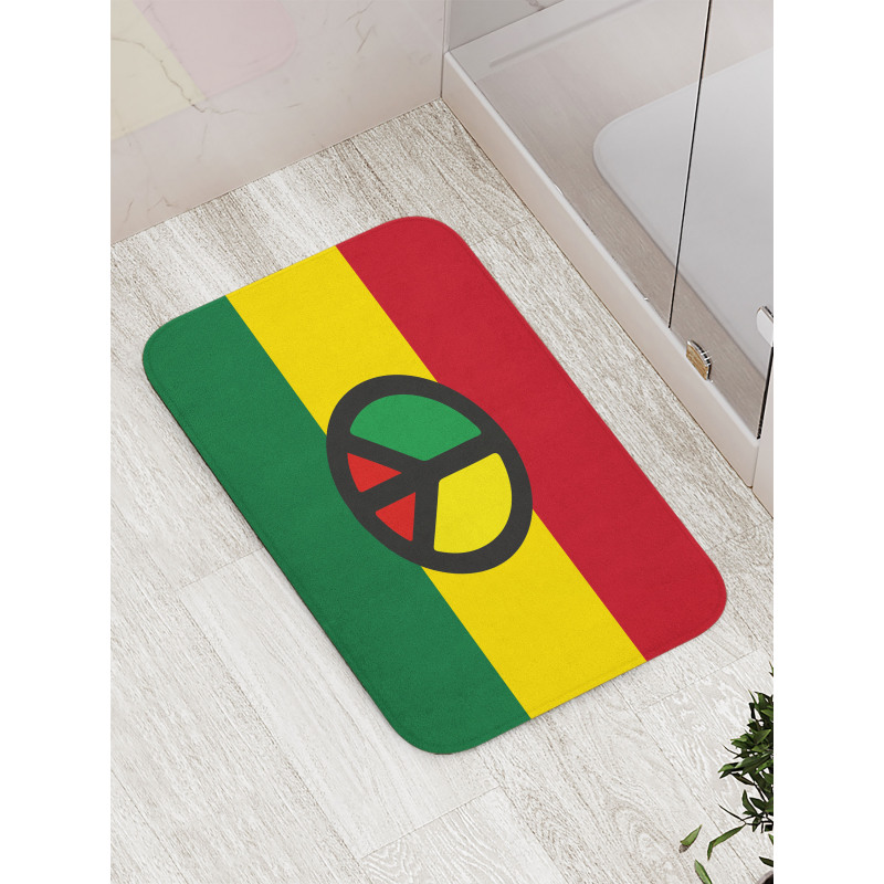 Reggae Culture Peace Bath Mat