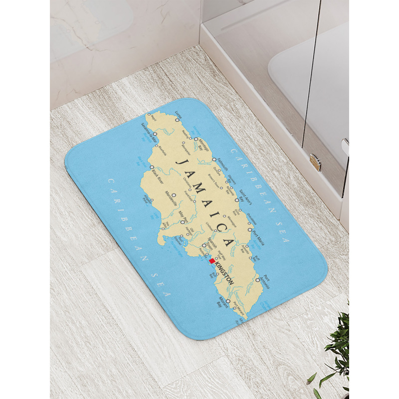 Caribbean Sea Tropic Bath Mat