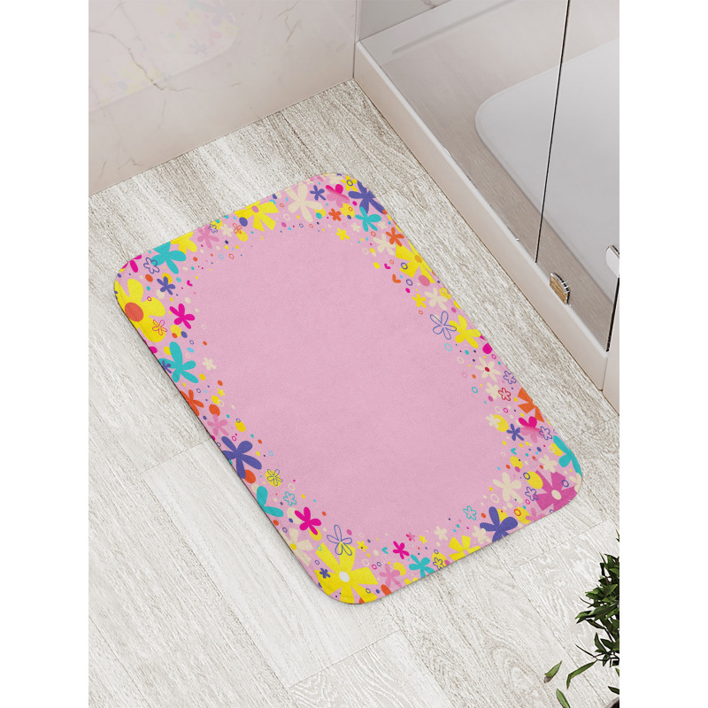 Girls Birthday Flora Bath Mat