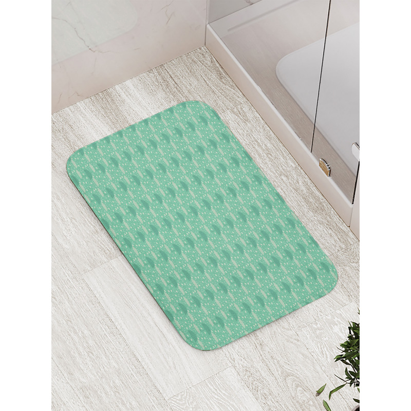 Wet Weather in Green Bath Mat