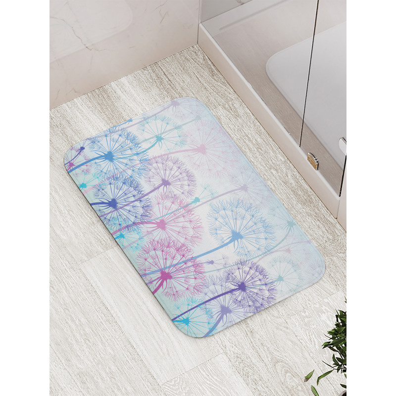 Abstract Flora Design Bath Mat