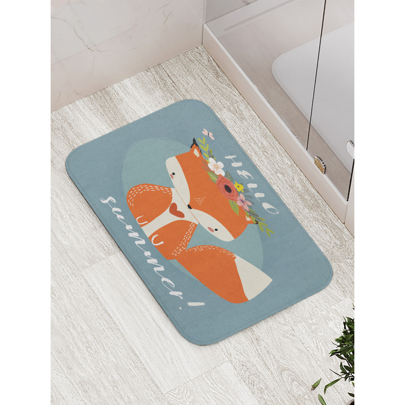 Greet the Summer Season Bath Mat