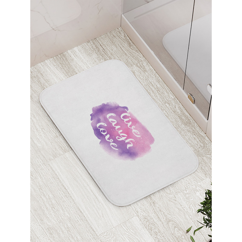 Abstract Splash Bath Mat