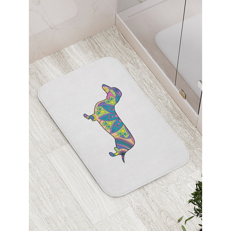 Small Flower Puppy Bath Mat