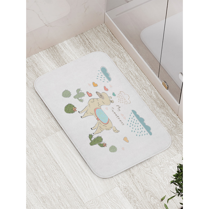 Abstract Animal Bath Mat