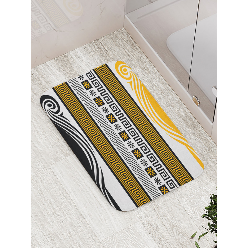 Neoclassical Borders Bath Mat