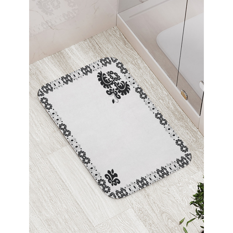 Oriental Frame Bath Mat