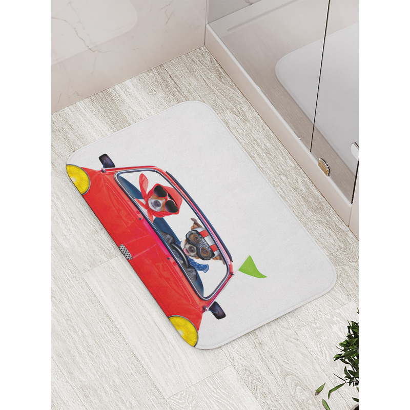 Jack Russell Couple Bath Mat